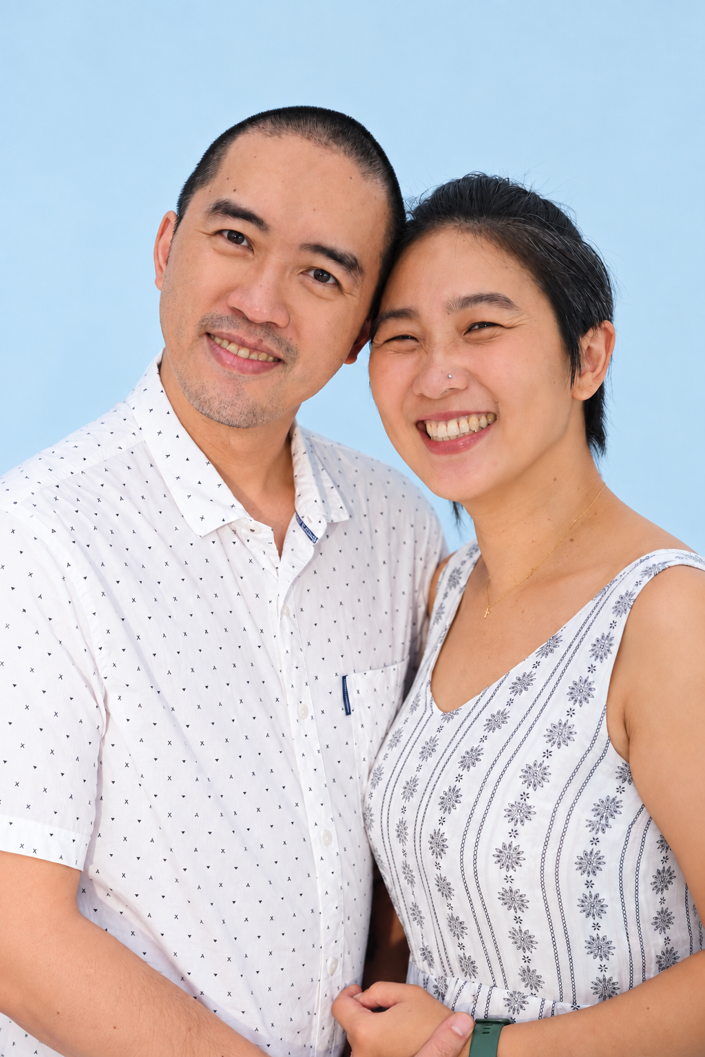 Ada 與 James 的合照